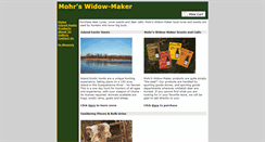 Desktop Screenshot of mohrswidowmaker.com